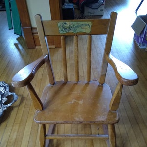 Childs musical rocking chair