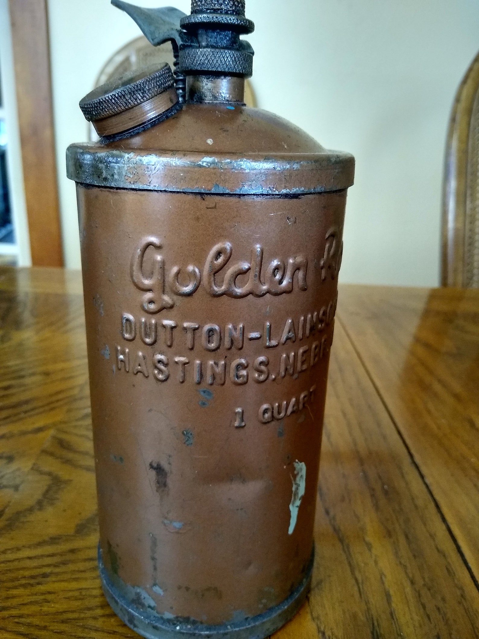 Goldenrod 60 Vintage Pump Oiler Etsy