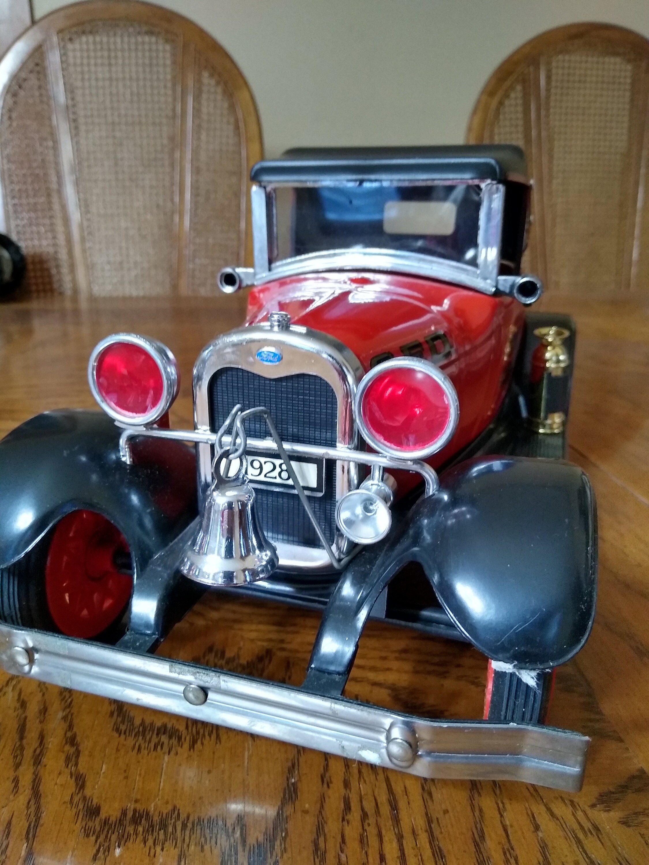 Jim Beam 1934 Fire Chief Ford Decanter Etsy