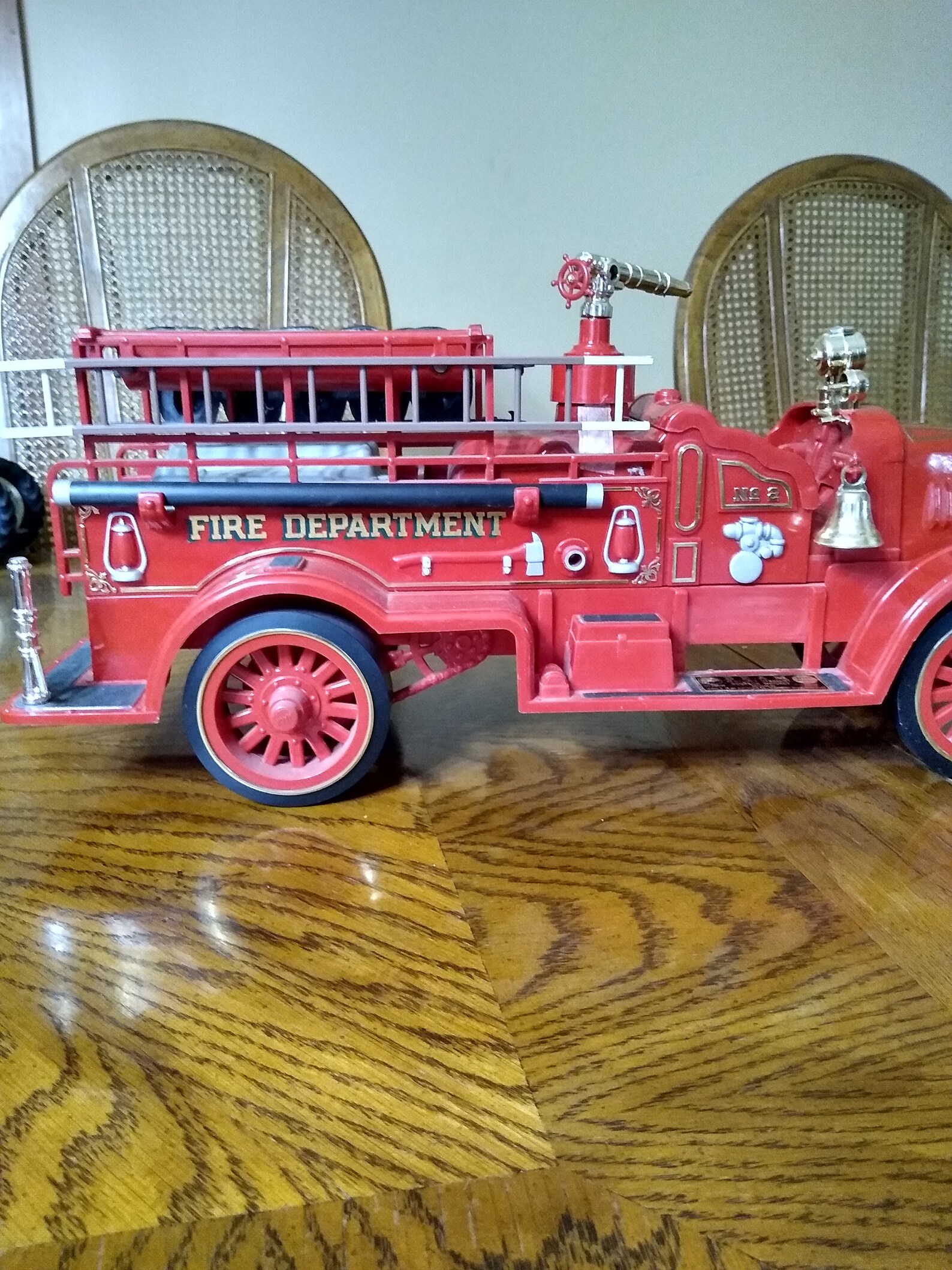 Jim Beam Fire Truck Decanter Etsy