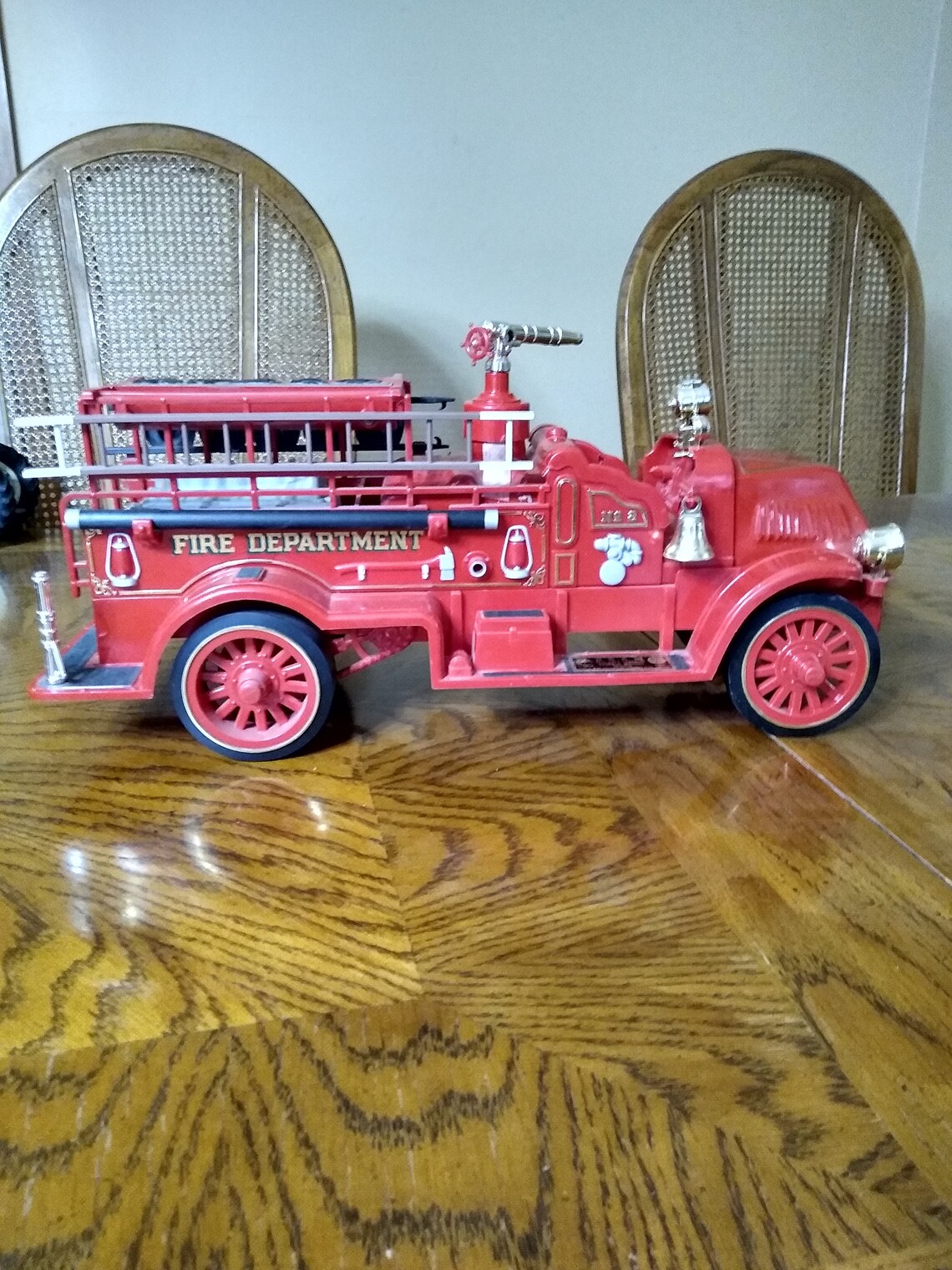 Jim Beam Fire Truck Decanter Etsy