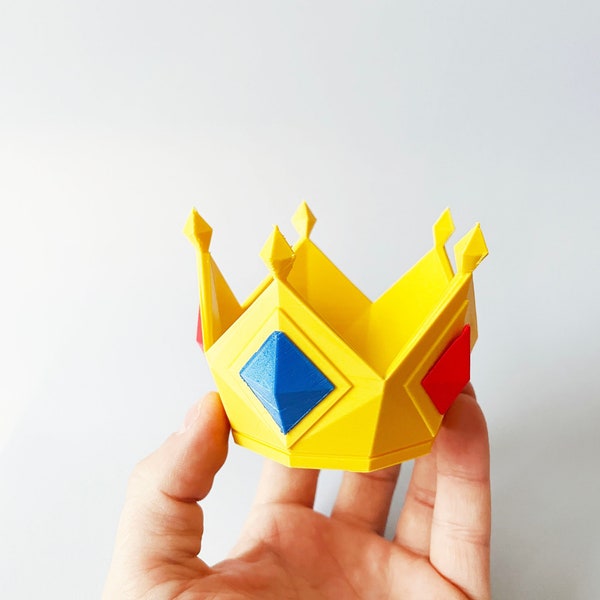 Modèle de réplique imprimée en 3D de King Boo Crown