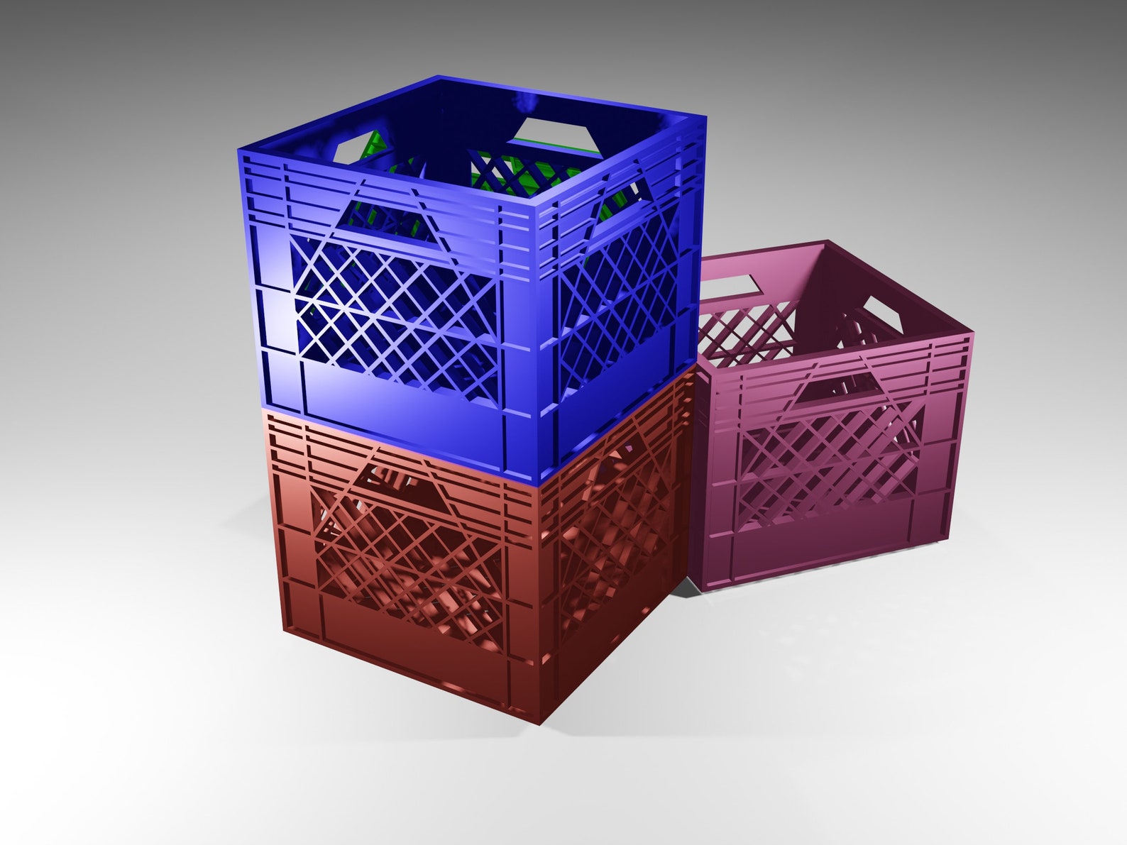 Mini Milk Crates 3D Printer STL Files 3D Model Printable File Etsy Ireland