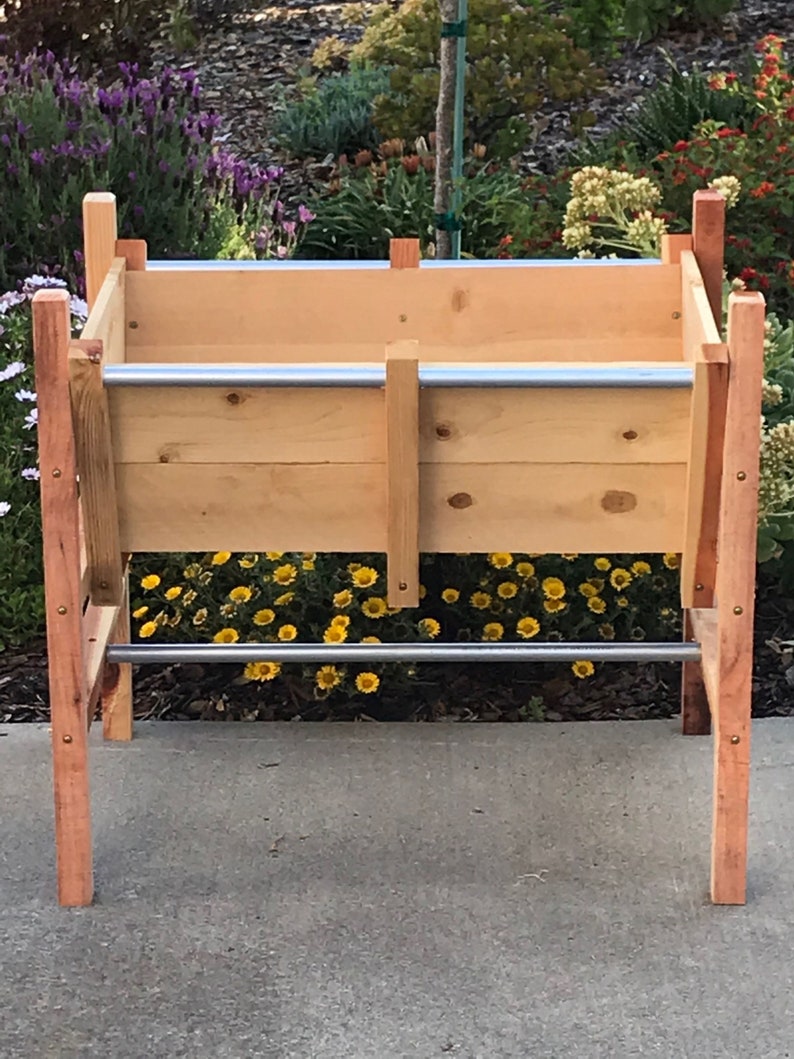 Cedar Raised Garden Bed Etsy