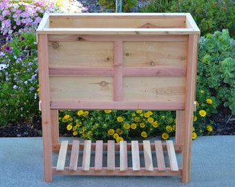 Raised Cedar Garden Bed 15" Depth
