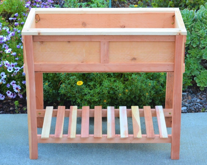 Raised Cedar Garden Bed