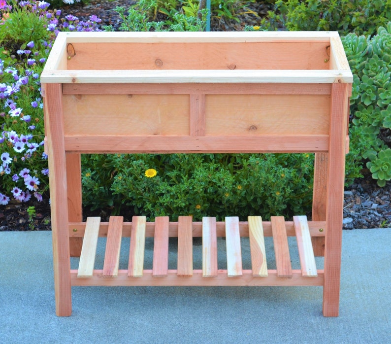 Raised Cedar Garden Bed Etsy Canada