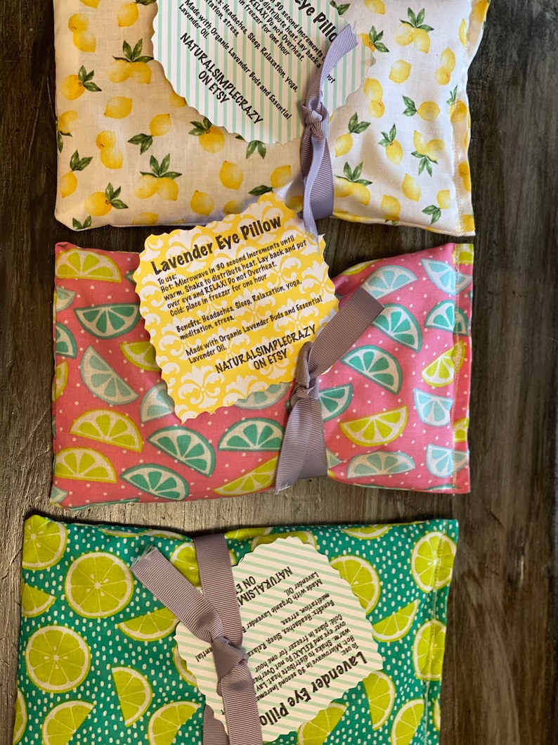Bulk Eye Pillows Heat Rice Bag Lavender or Eucalyptus 58 10 Etsy