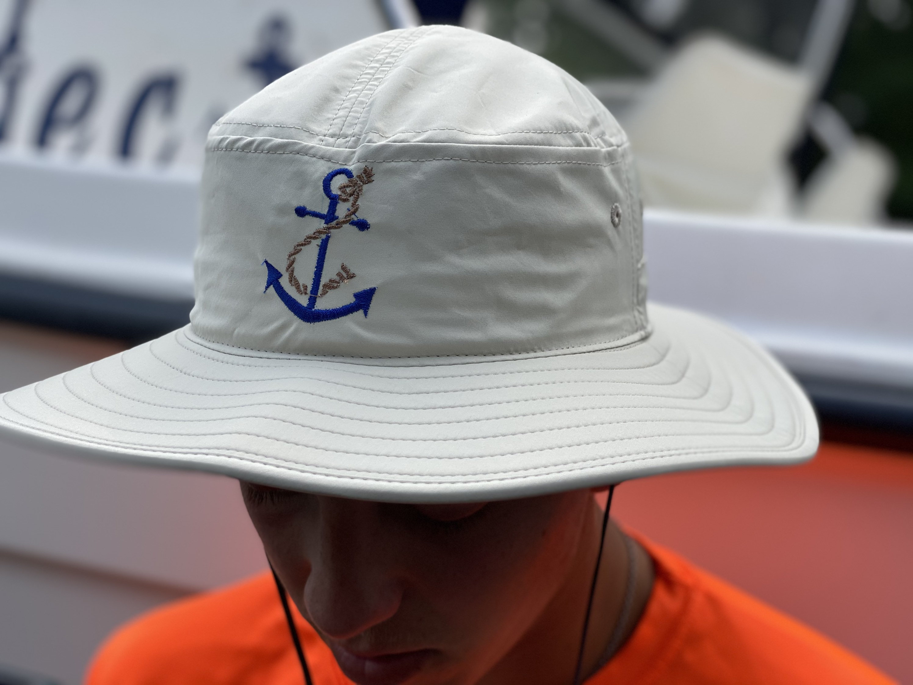 Fishing Boonie Hat Boating Anchor Bucket Hat Embroidered Etsy UK