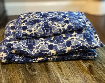 Shoulder heat pad pillow reusable with lavender essential oil