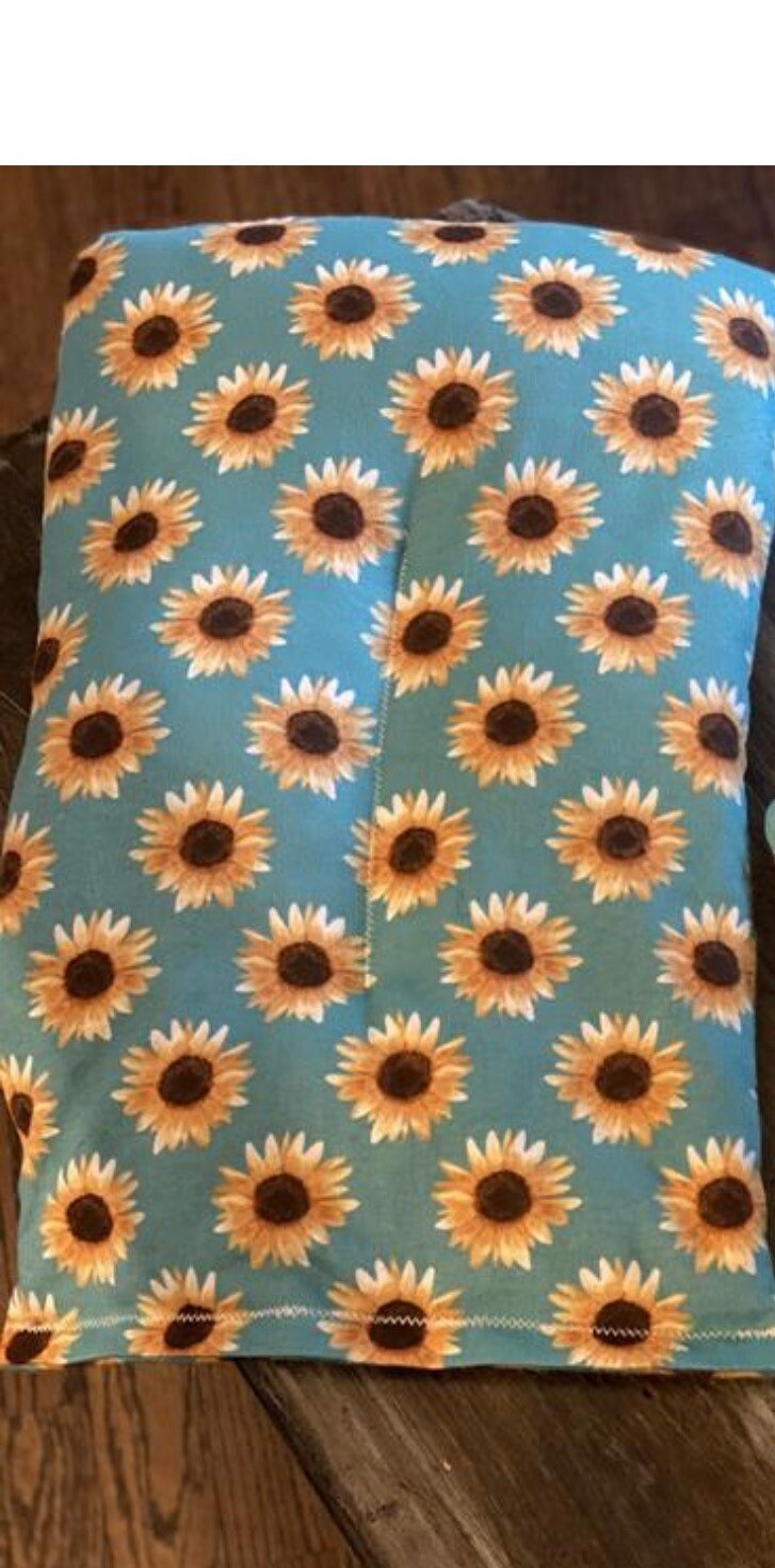 Heating Rice Bag Large Pillow. Microwave Unscented Heating Pad Etsy