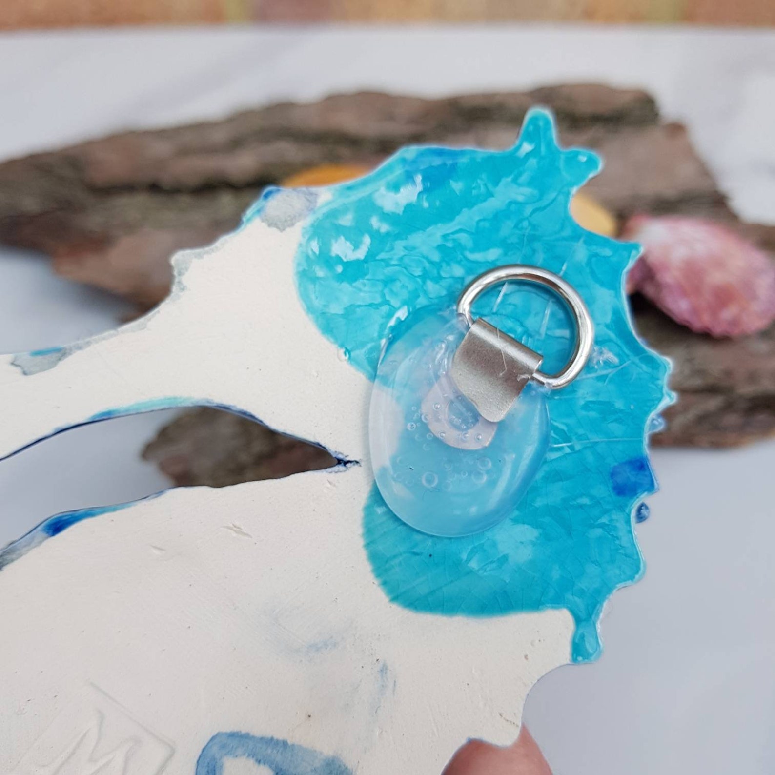 Seahorse Bathroom Decor. Ceramic Art Wall Hanging Unique With Etsy UK