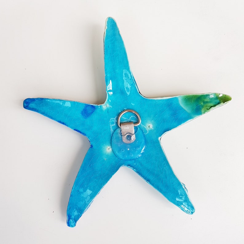 Handmade Quirky Starfish Wall Hanging Decor. Unique Ceramic Uk Etsy