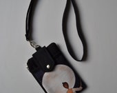 Linen Phone Bag Woman Pattern Ketene Nubuck  Phone Case Multicolored Woman Purse Phone Cover