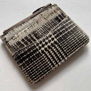Cartera de cuero con tarjetero, unisex, con múltiples compartimentos, verde, rosa, morado, negro y marrón, 10 colores, con cremallera