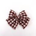 Brown Gingham Squared Fable - Choose Style Option