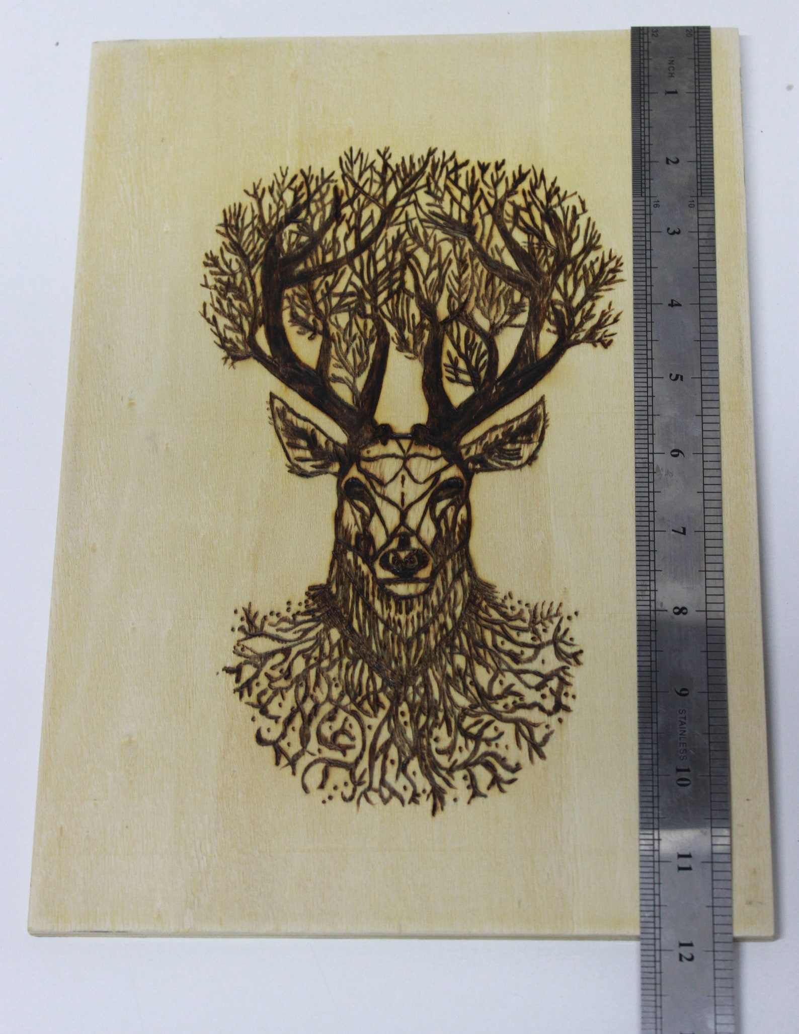 Wood Burning Art Wall Home Decoration Photo Unique Office Etsy