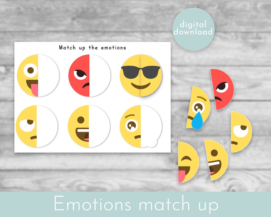 Emoji Open-Ended Card Game (Matching, Go Fish, Etc.) by Speechie