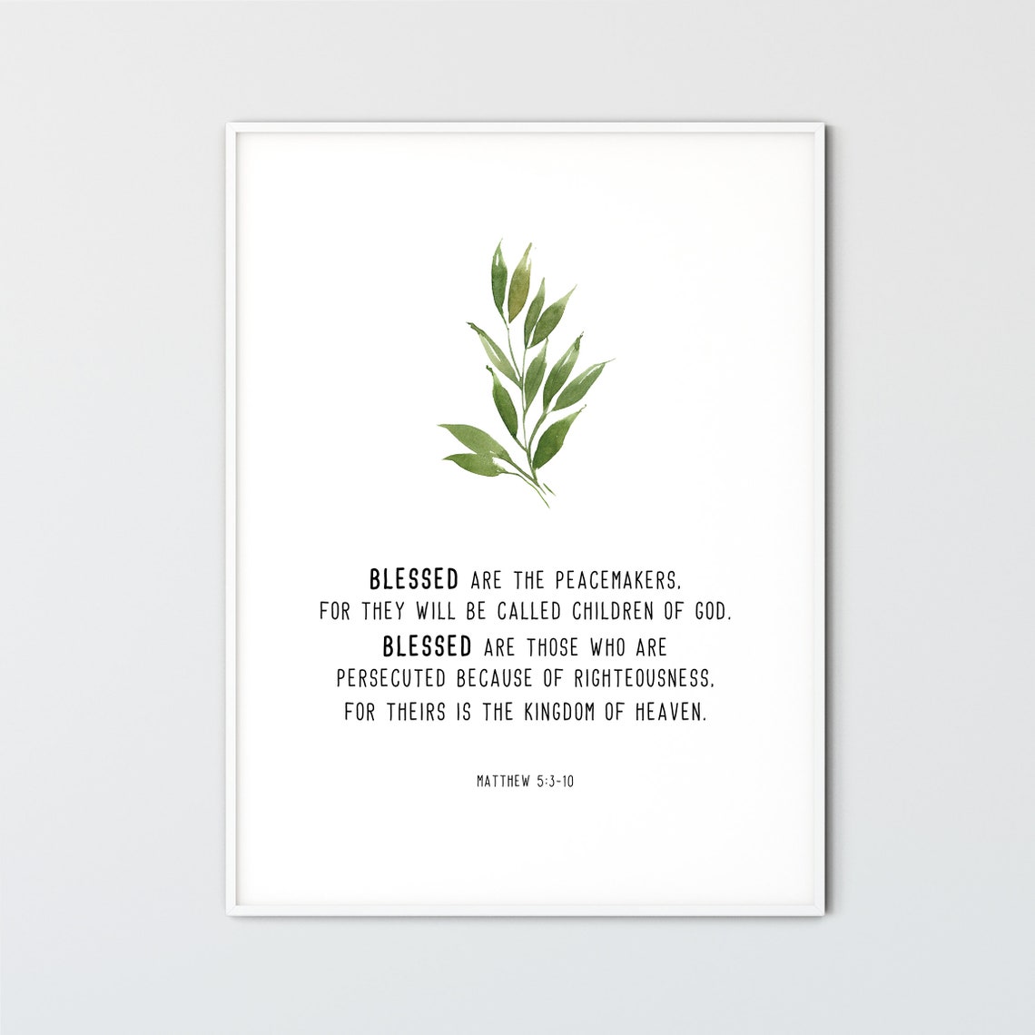 Beatitudes Bundle Beatitudes Printable Set of 4 Bible Verse - Etsy