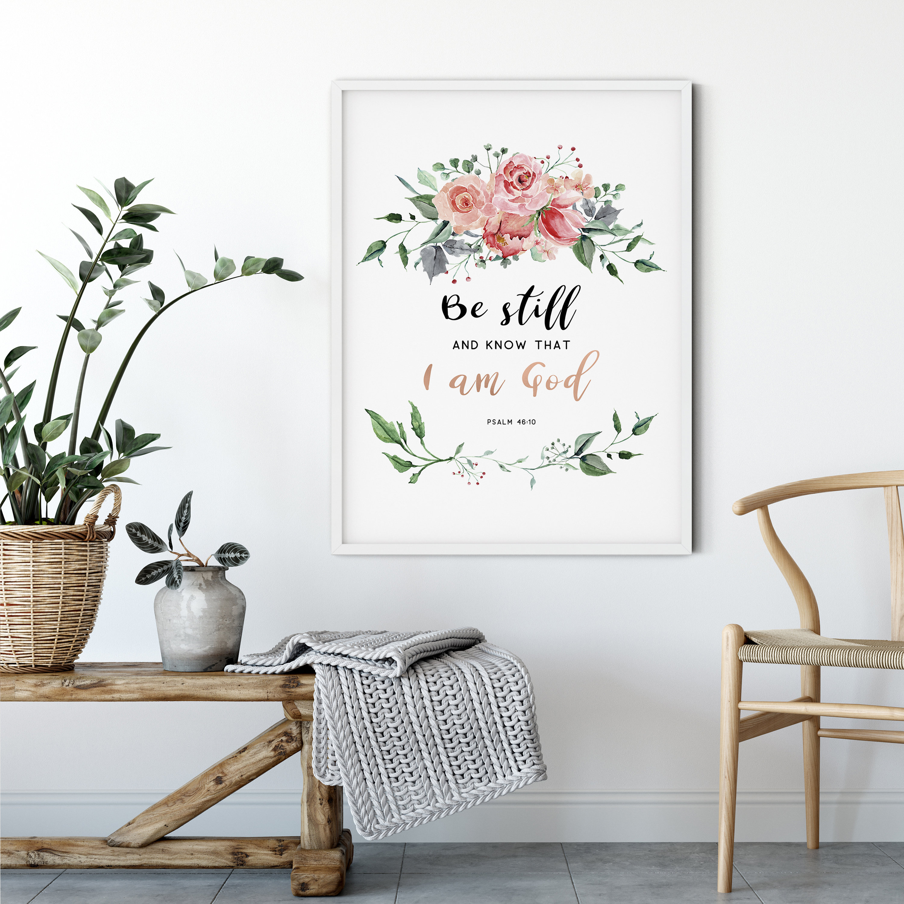 Psalm 46:10, Bible Verse Prints Bible Verse Wall Art Printable ...
