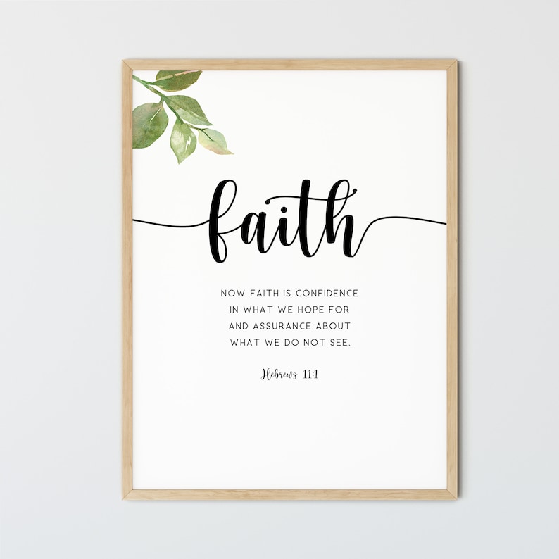 Faith Hope Love Bible Verse Wall Art Set of 3 Prints - Etsy