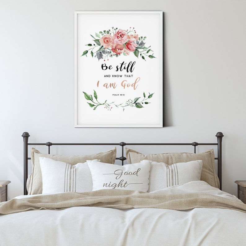 Psalm 46:10, Bible Verse Prints Bible Verse Wall Art Printable ...