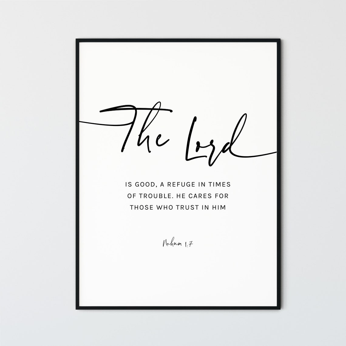 Bible Verse Wall Art Set of 2 Modern Scripture Quote Prints Etsy