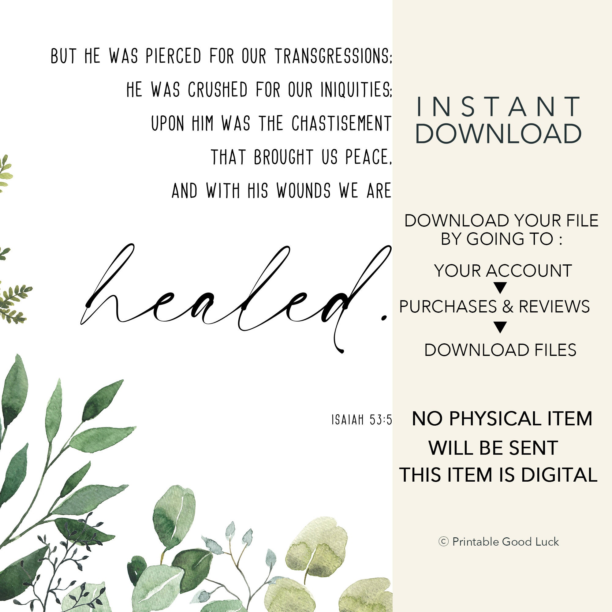 Society6 iPhone4/4S,5用 Isaiah 53 - Easter | The cross Easter, by His Wounds We Are Healed. Isaiah 53:5, Turquoise