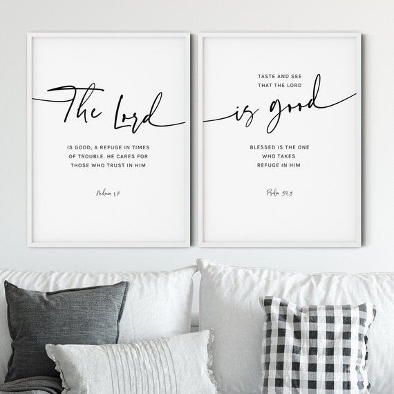 Blessed is the one who takes refuge in Him {Cushion Cover} Blessed is the one who takes refuge in Him {Cushion Cover}