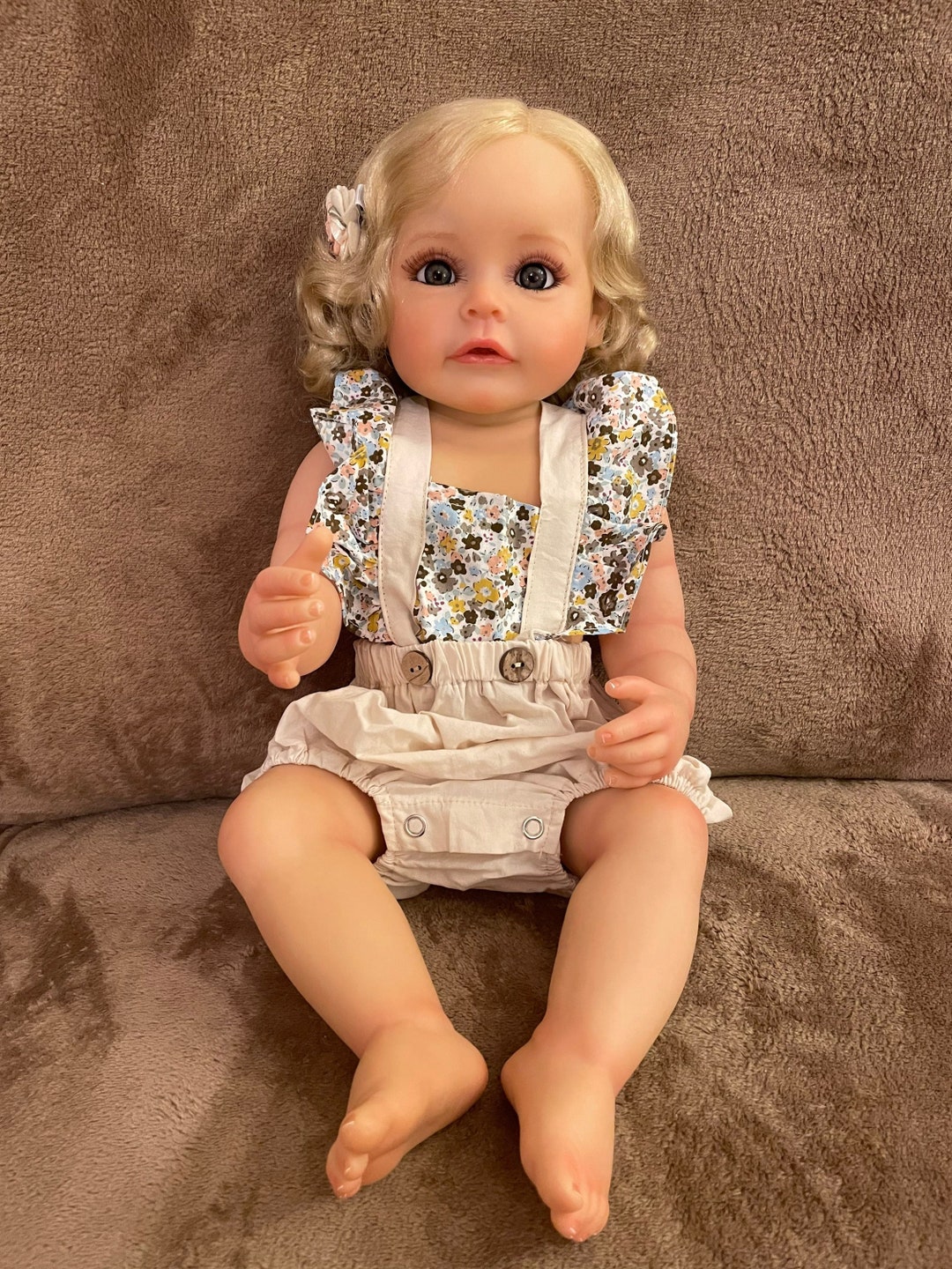 Full Body Silicone 22 Soft Reborn Baby Doll Silicone Newborn Toddler