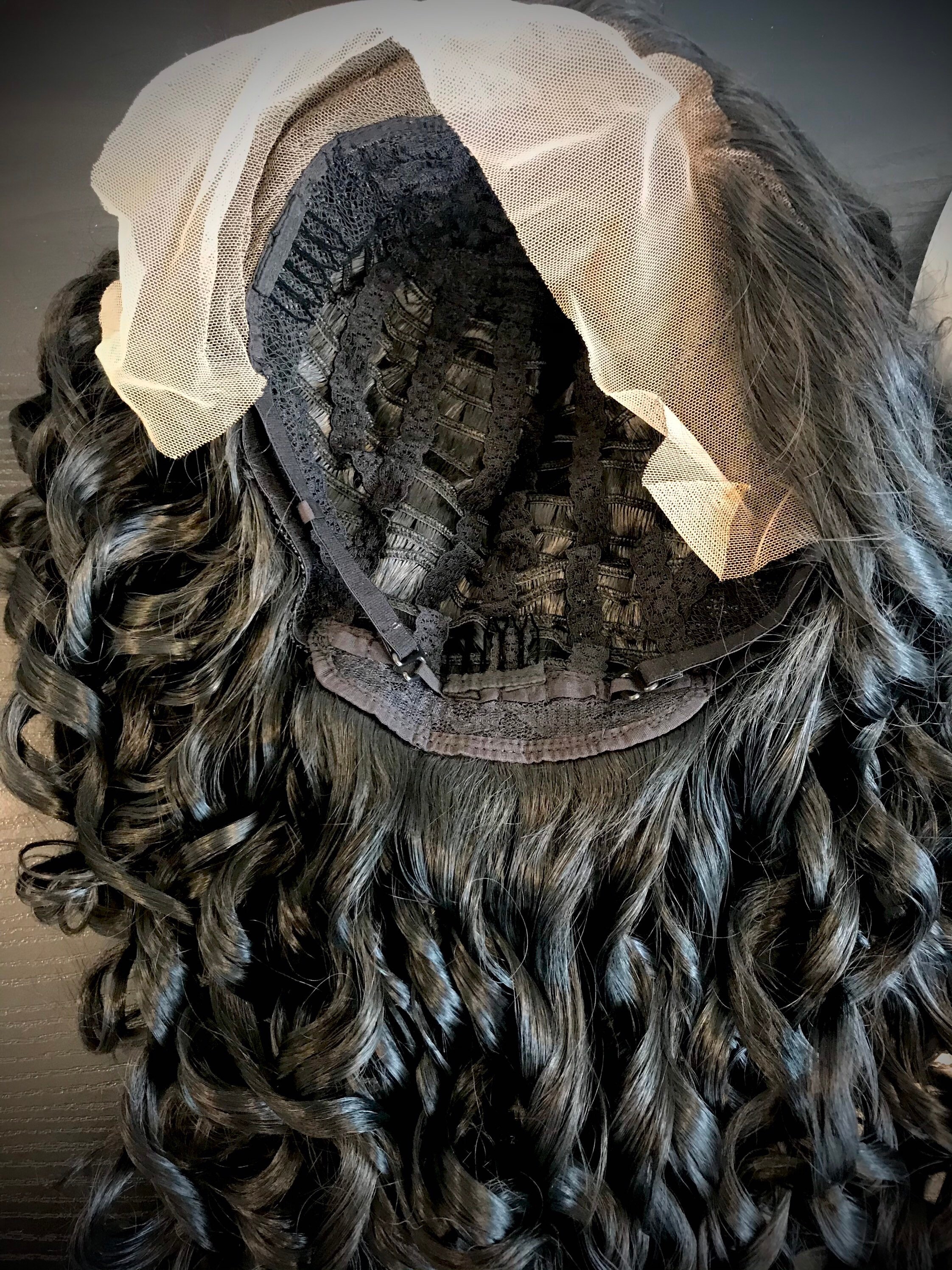 Kosher wig Sheitel Jewish wig colour dark brown black top Etsy