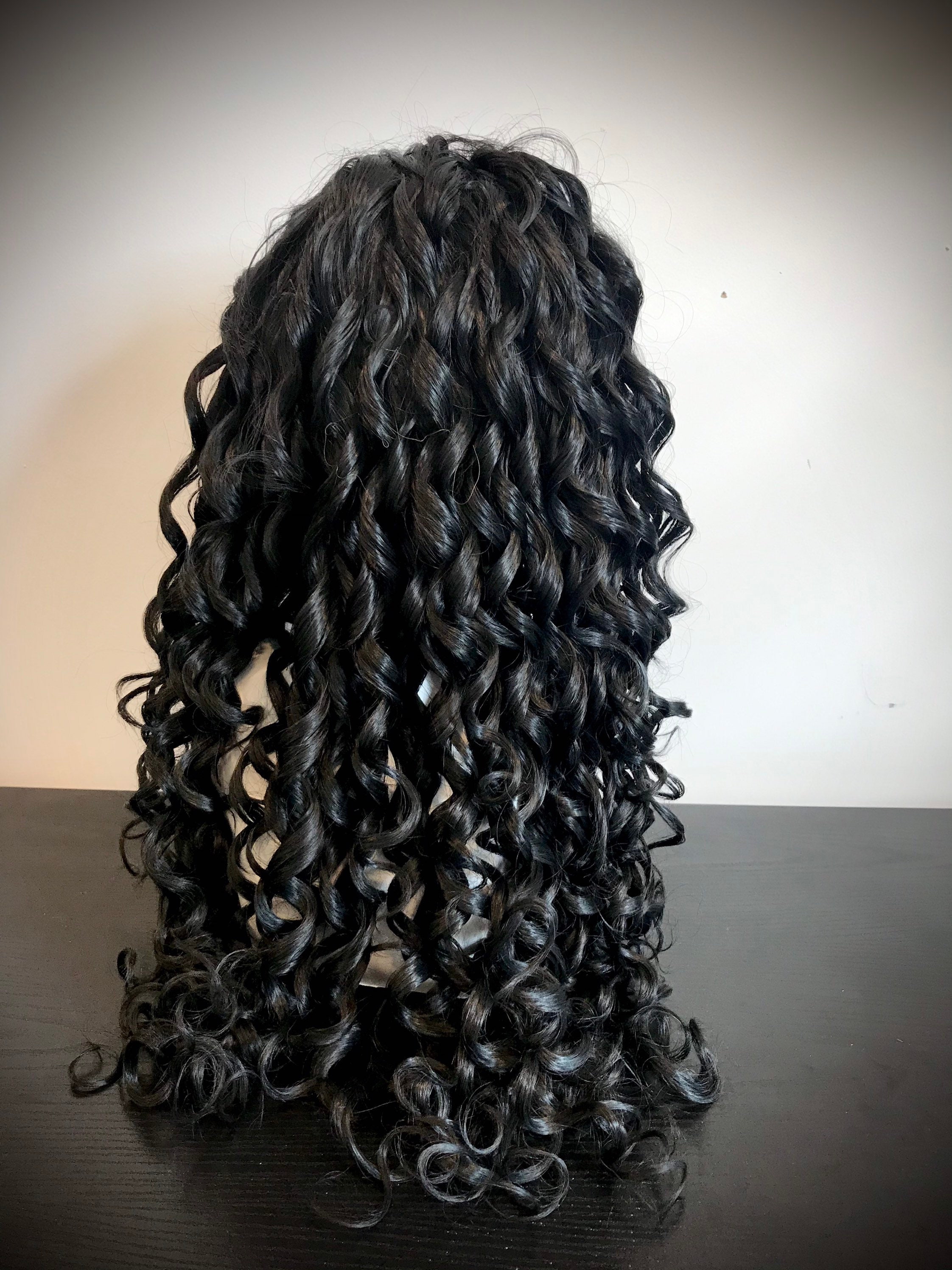 Kosher wig Sheitel Jewish wig colour dark brown black top Etsy