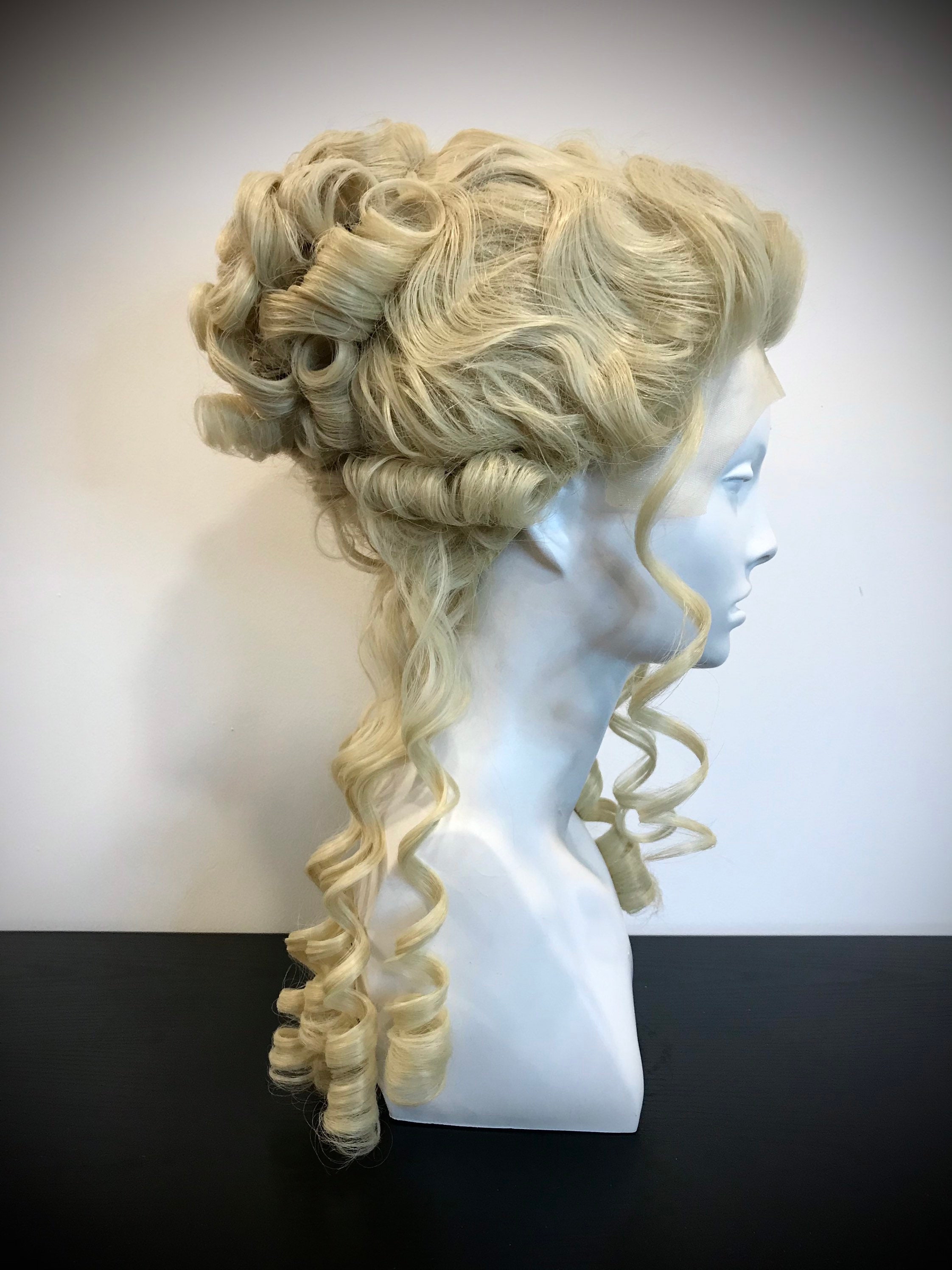 Blonde regency wig lace front costume period Hello Dolly Etsy