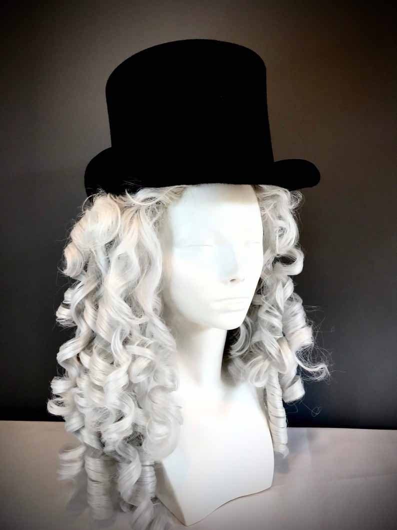 Costume Wig period wig rococo curly steampunk goth Etsy