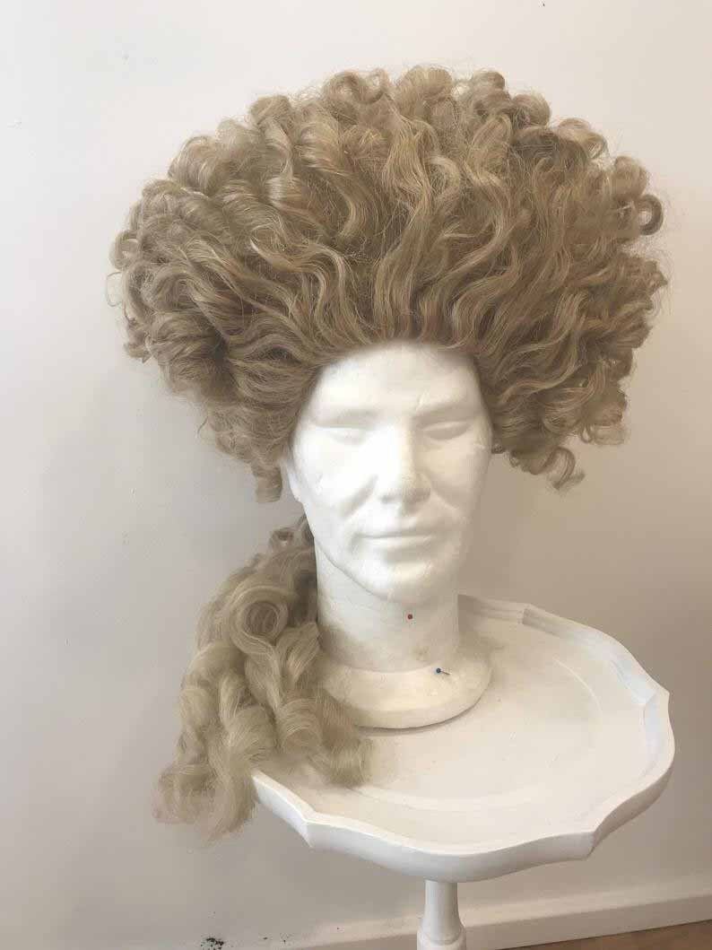 Costume Wig period wig rococo steampunk goth men wig Etsy