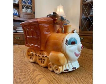 Train Cookie Jar Etsy