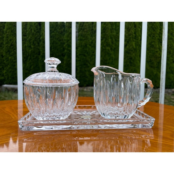 Vintage Princess House 24% Lead Crystal Cut Star Pattern 4