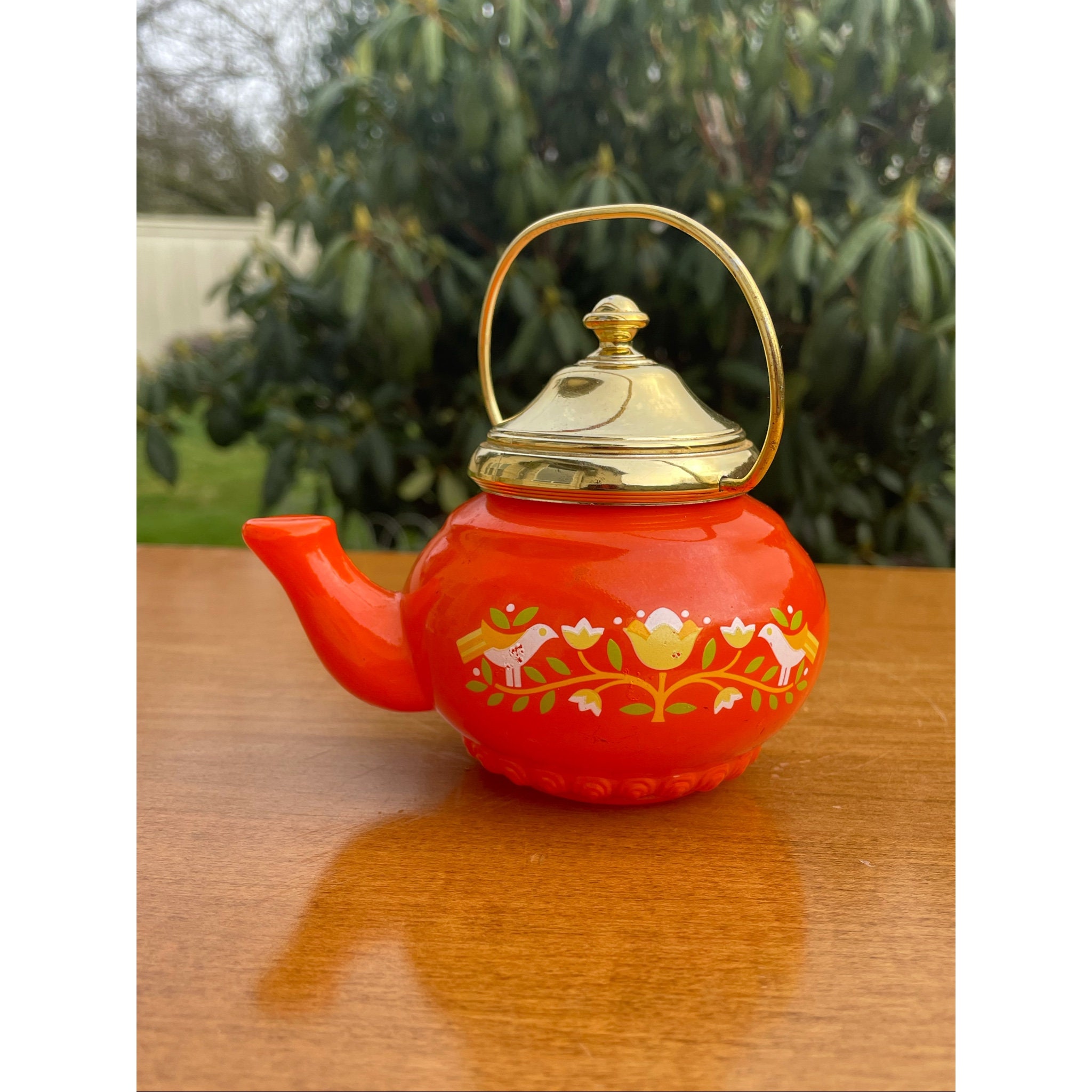 Avon Teapot Lemon Velvet Foaming Bath Oil Orange Kettle Avon Etsy