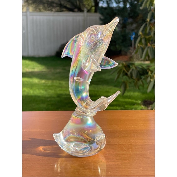 Accents, Art Glass Dolphin Figurine