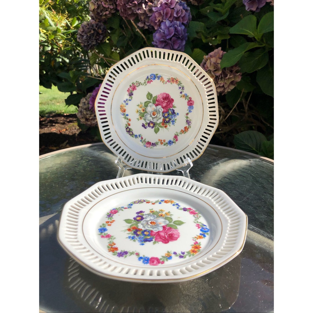 PIATTI DISHES CERAMICA SCHWARZENHAMMER GERMANY DESSERT DOLCI TORTA TORTIERA PZ.6 EUR 30,00