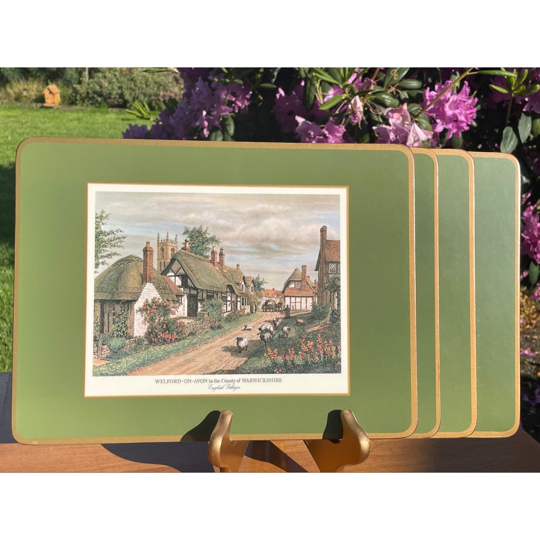 Vintage Pimpernel Table Placemats english Villages Etsy