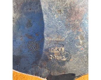 Old Antique Forged Iron and Wood Primitive Hong Kong Made