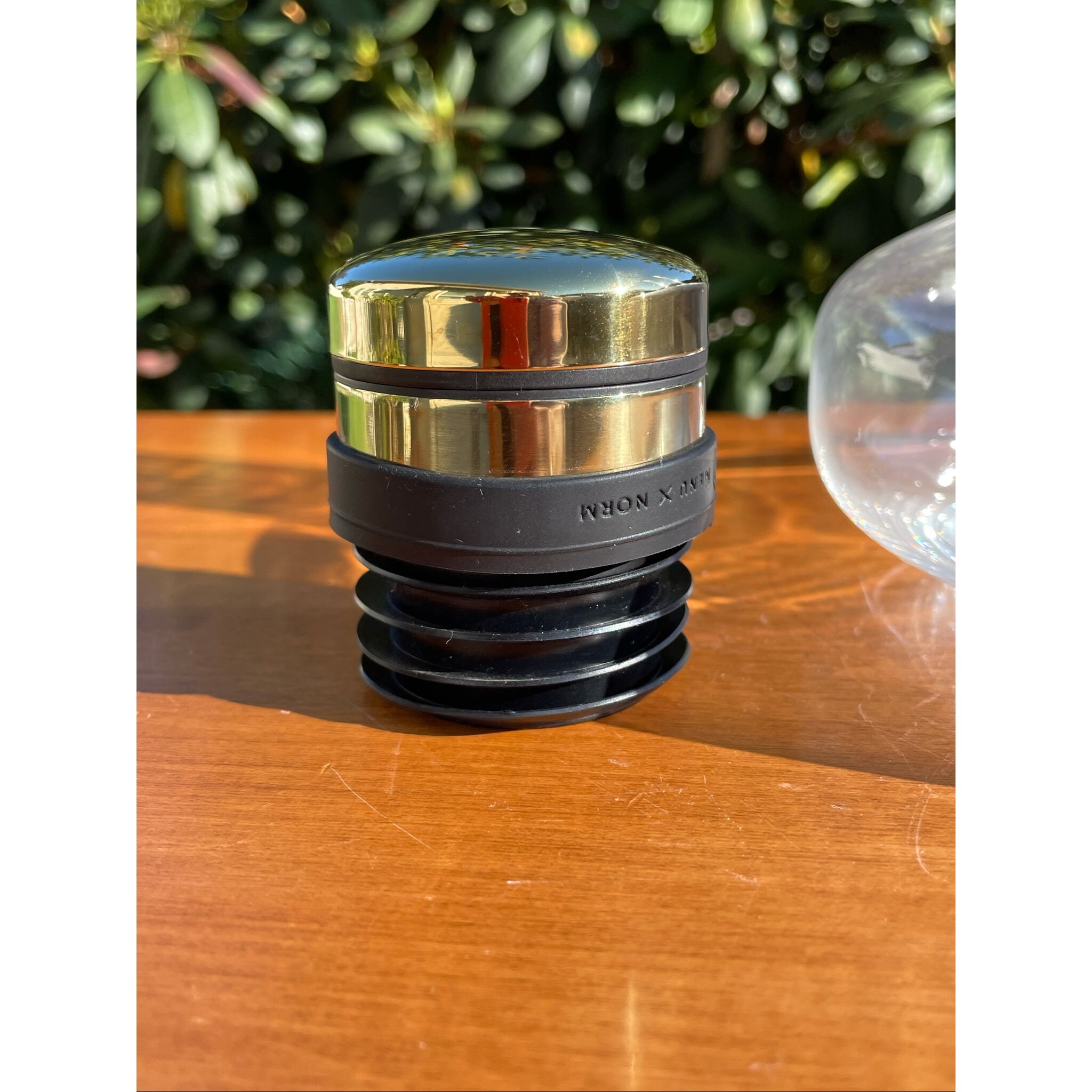 Menu X Norm Handmade Wine Breather Brass Stopper Deluxe Menu X Norm Handmade Wine Breather Brass Stopper Deluxe