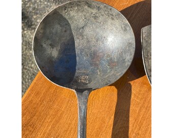 Old Antique Forged Iron and Wood Primitive Hong Kong Made
