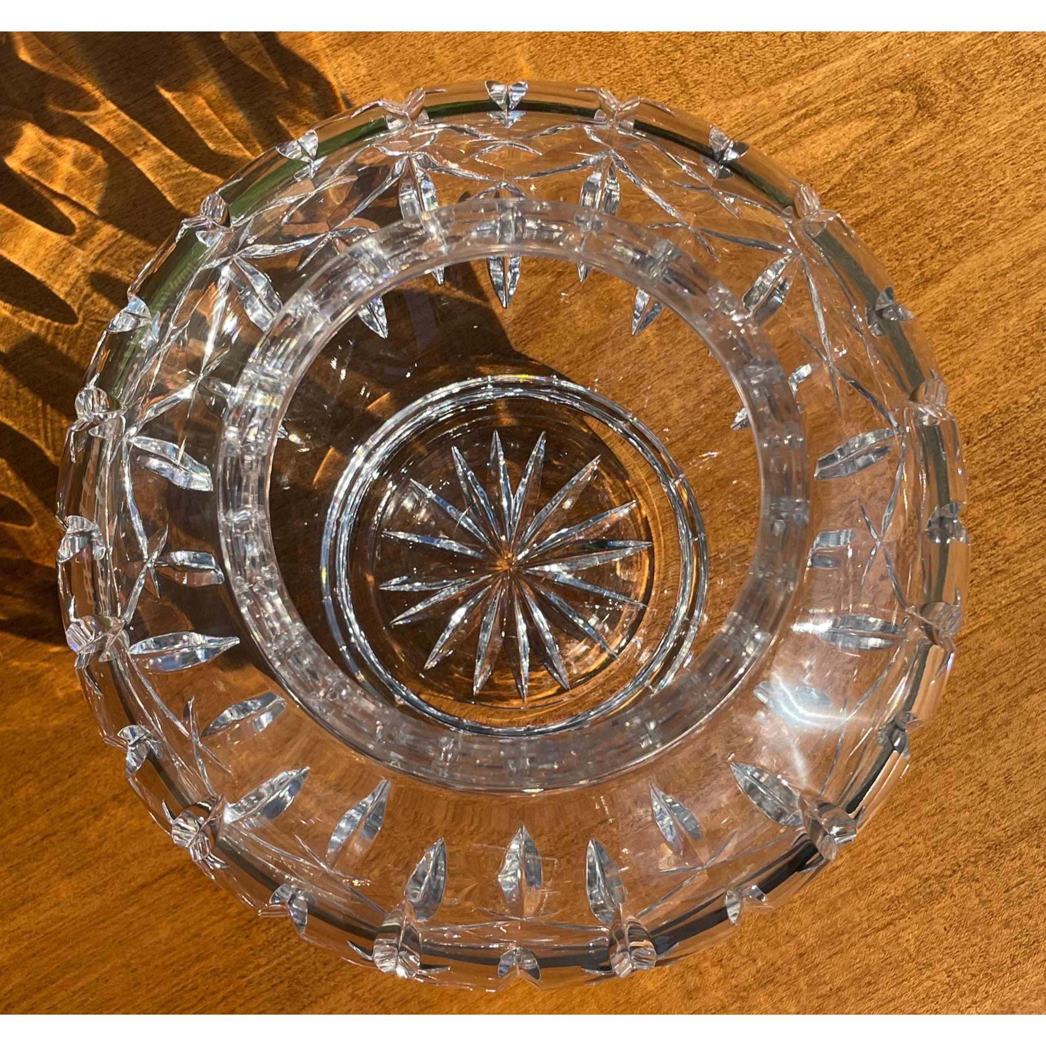 Vintage Exquisite POLONIA Genuine 24% Lead Crystal Hand Cut Glass