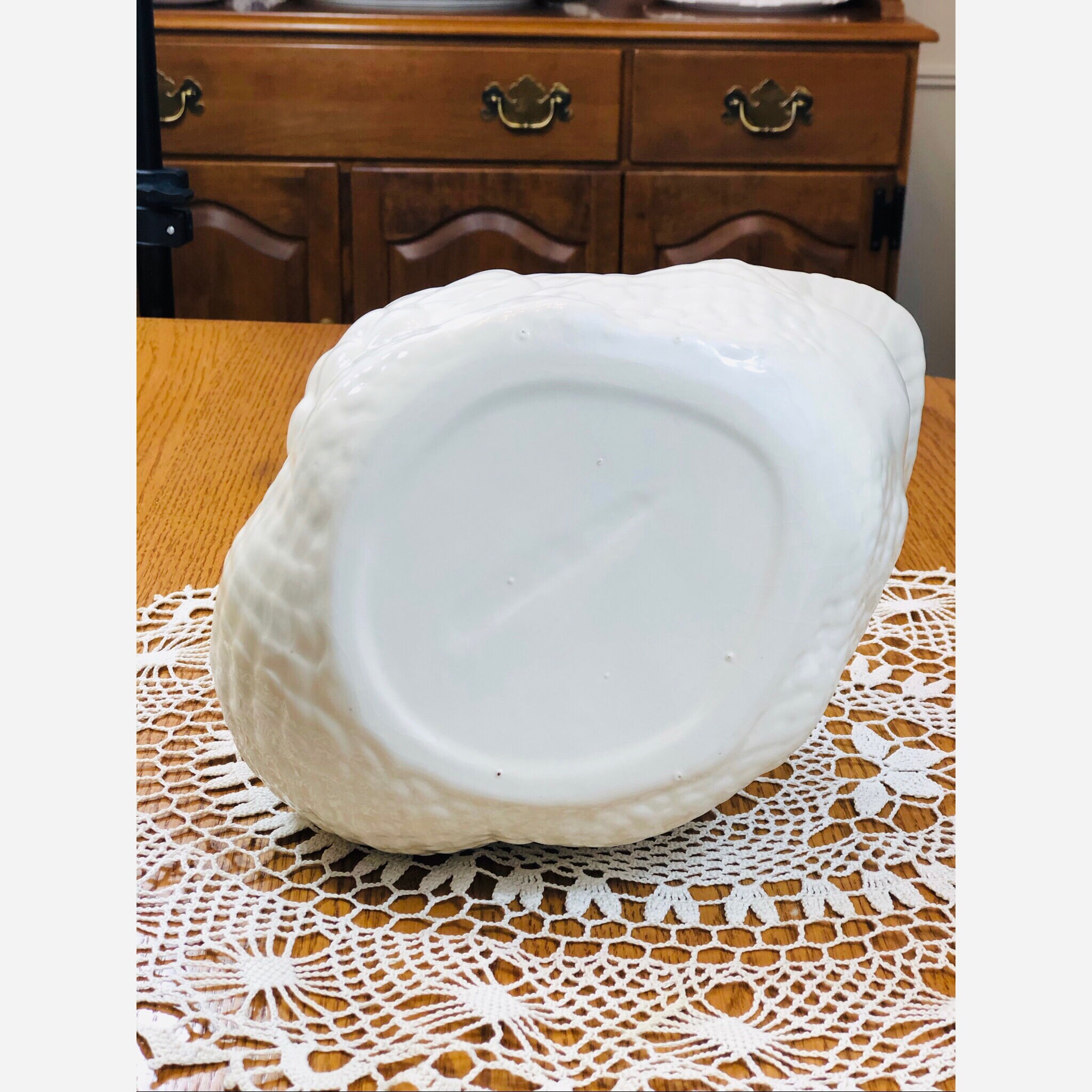 Schöne Vintage große glasierte Keramik weiß Schwan Vase/Indoor | Etsy