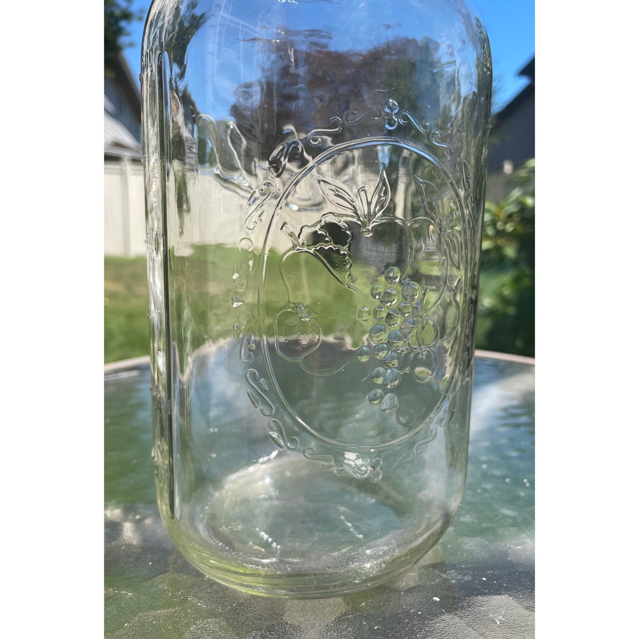 ◆jar◆ Tygart Valley Glass Octagon Fruit Jar Canning Design Patent