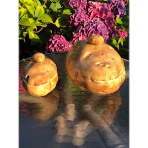 Vintage Lidded Potato Shaped Serving Dish Gravy Dish Stuffing Dish