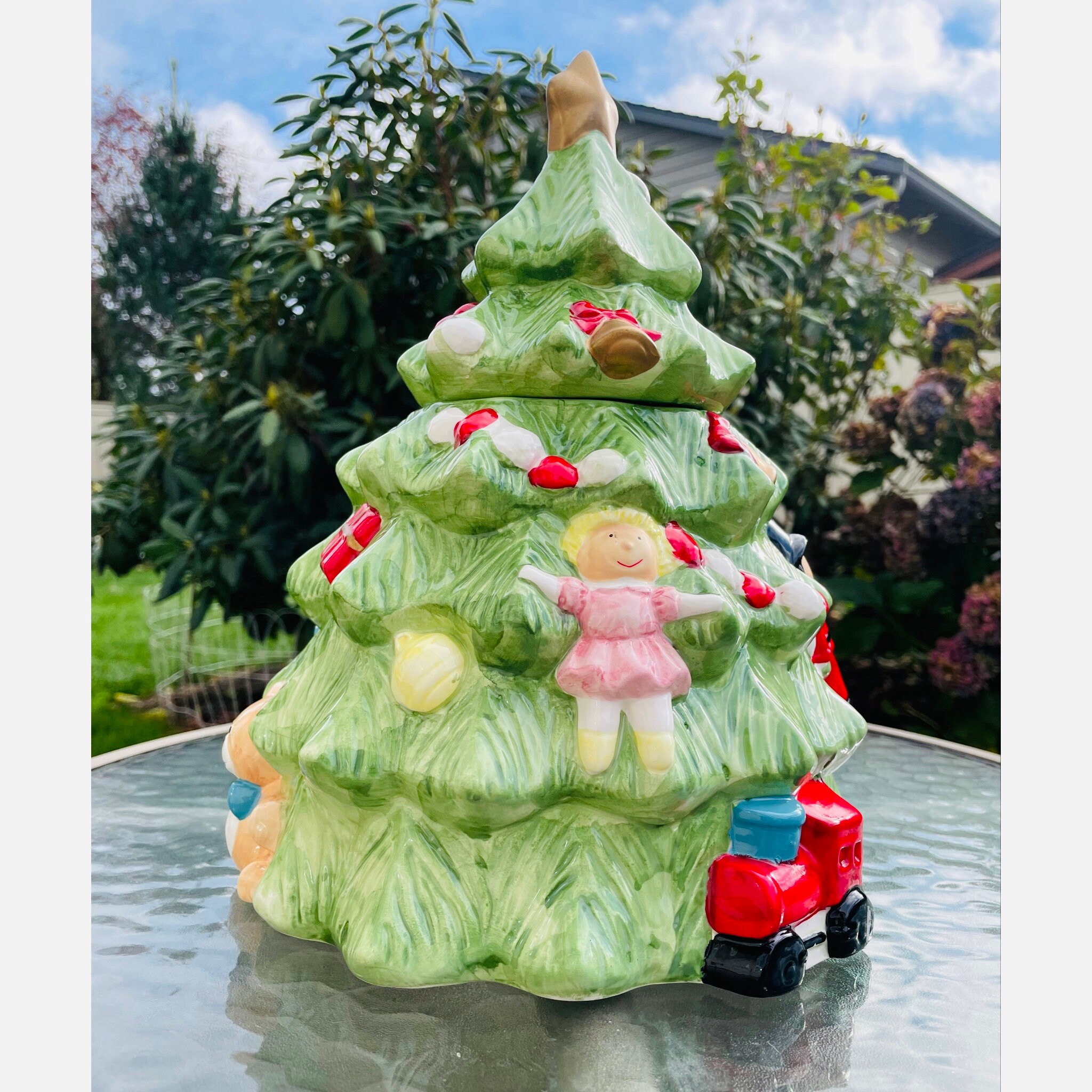 Boîtes à Biscuits De Noël Set De 3 à Empiler Père Noël