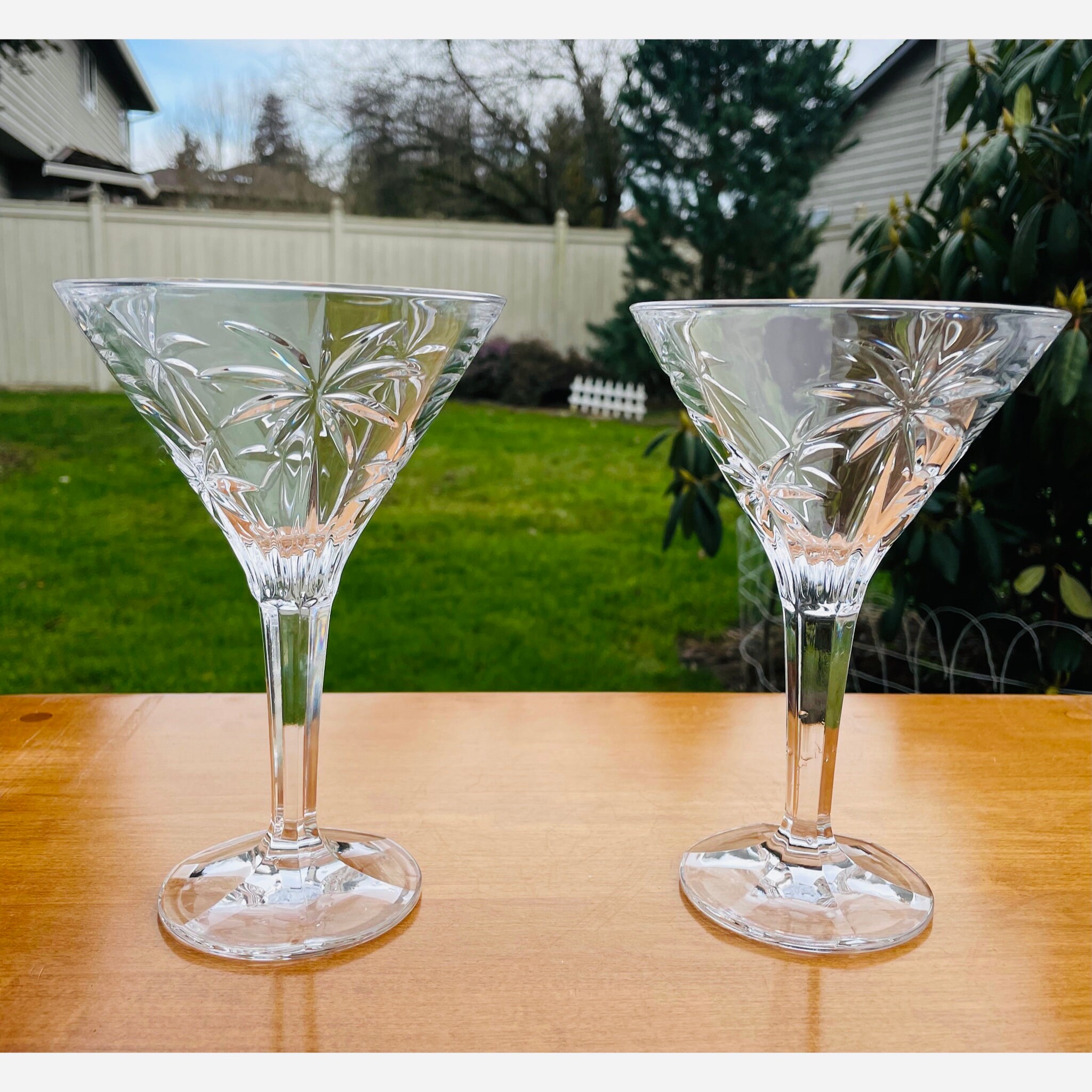 Godinger godinger Martini glasses, cocktail glasses, Italian Made Martini  glass - 8oz, Set of 4